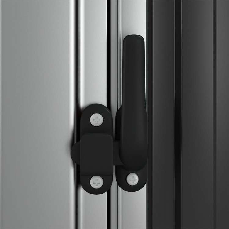 vidaXL ガーデン納屋 118.5x97x209.5cm 亜鉛メッキ鋼製 アントラシートホーム&ガーデン 芝&ガーデン アウトドアリビング アウトドアストラクチャー 日除け・ガレージ・カーポート(代引不可)