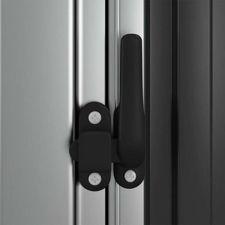 vidaXL ガーデン 自転車小屋 180.5x97x209.5cm 亜鉛メッキ鋼製 アントラシートホーム&ガーデン 芝&ガーデン アウトドアリビング アウトドアストラクチャー 日除け・ガレージ・カーポート(代引不可)