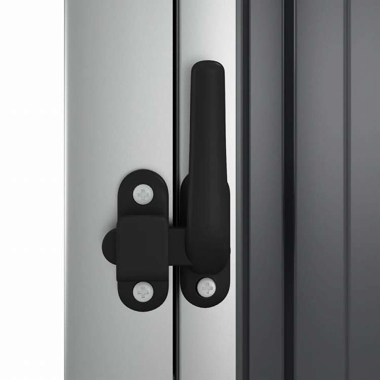 vidaXL 園芸用具 物置 88x89x161cm 亜鉛メッキ鋼製 アントラシートホーム&ガーデン 芝&ガーデン アウトドアリビング アウトドアストラクチャー 日除け・ガレージ・カーポート(代引不可)