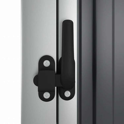 vidaXL 園芸用具 物置 88x89x161cm 亜鉛メッキ鋼製 アントラシートホーム&ガーデン 芝&ガーデン アウトドアリビング アウトドアストラクチャー 日除け・ガレージ・カーポート(代引不可)