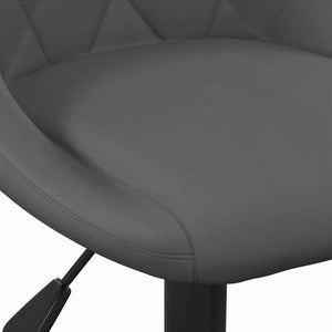 vidaXL バースツール 2点 ダークグレー ベルベット製家具 チェア テーブル・バースツール(代引不可)