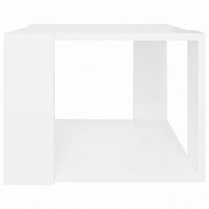 vidaXL コーヒーテーブル ホワイト 40x40x30cm エンジニアリングウッド家具 テーブル アクセントテーブル コーヒーテーブル(代引不可)