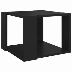 vidaXL コーヒーテーブル ブラック 40x40x30cm エンジニアリングウッド家具 テーブル アクセントテーブル コーヒーテーブル(代引不可)