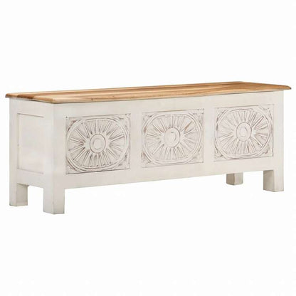 vidaXL 収納ボックス 110x30x40 cm アカシア無垢材家具 キャビネット&収納 収納チェスト(代引不可)