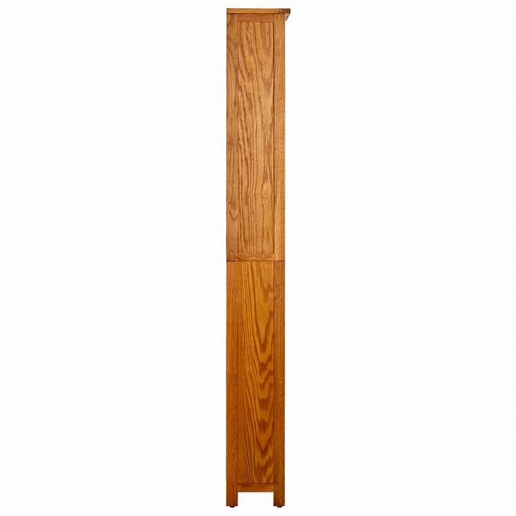 vidaXL 331742 vidaXL 6段 本棚 52x22x180 cm オーク無垢材家具 棚 本棚・オープンラック(代引不可)