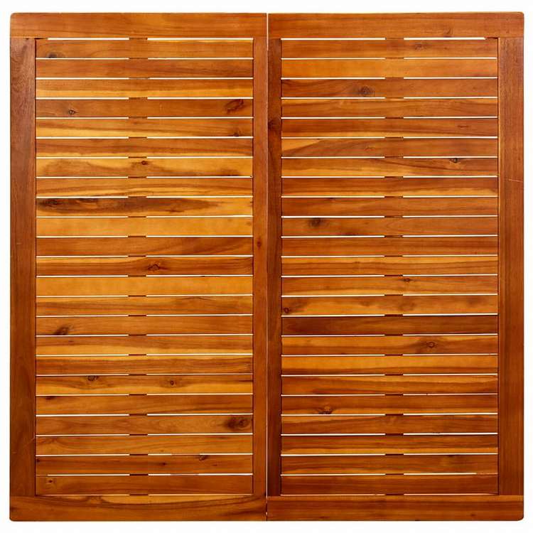 vidaXL ガーデンコーヒーテーブル 110x110x45cm アカシア無垢材家具 アウトドア家具 アウトドアテーブル(代引不可)