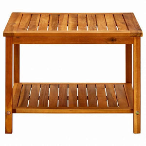 vidaXL コーヒーテーブル 60x60x45cm アカシア無垢材家具 テーブル アクセントテーブル コーヒーテーブル(代引不可)