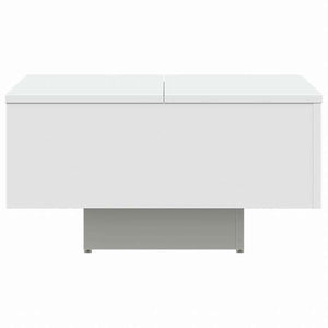 vidaXL コーヒーテーブル ホワイト 60x60x31.5 cm エンジニアリングウッド家具 テーブル アクセントテーブル コーヒーテーブル(代引不可)