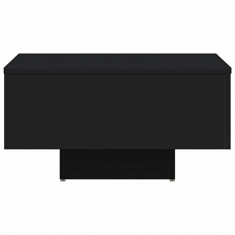 vidaXL コーヒーテーブル ブラック 60x60x31.5 cm エンジニアリングウッド家具 テーブル アクセントテーブル コーヒーテーブル(代引不可)