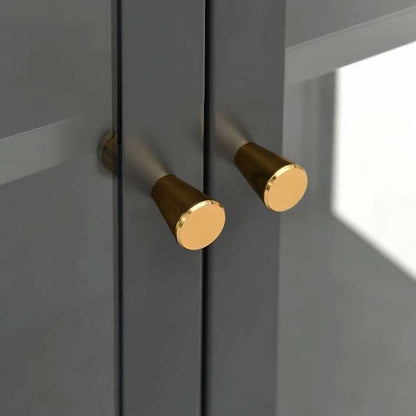 vidaXL ディスプレイキャビネット アントラシート 90x40x180cm スチール&強化ガラス家具 キャビネット&収納 収納キャビネット・ロッカー(代引不可)