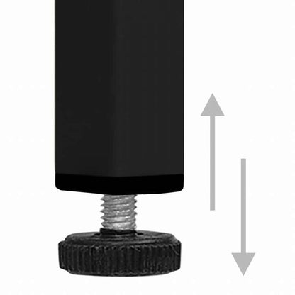 vidaXL 引き出しチェスト ブラック 80x35x101.5 cm スチール家具 キャビネット&収納 ドレッサー(代引不可)