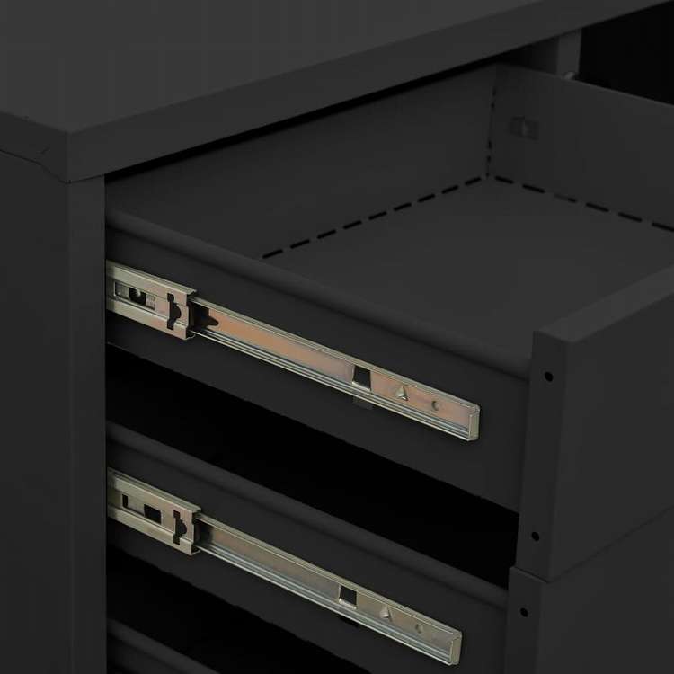 vidaXL オフィスキャビネット アントラシート 90x40x102cm スチール家具 キャビネット&収納 収納キャビネット・ロッカー(代引不可)