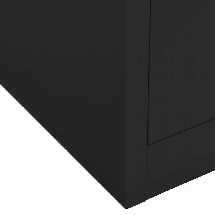 vidaXL オフィスキャビネット アントラシート 90x40x102cm スチール家具 キャビネット&収納 収納キャビネット・ロッカー(代引不可)