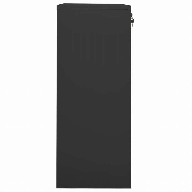 vidaXL オフィスキャビネット アントラシート 90x40x102cm スチール家具 キャビネット&収納 収納キャビネット・ロッカー(代引不可)