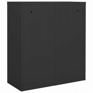 vidaXL オフィスキャビネット アントラシート 90x40x102cm スチール家具 キャビネット&収納 収納キャビネット・ロッカー(代引不可)