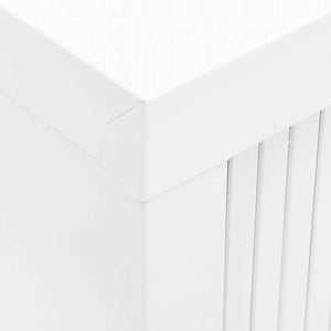 vidaXL スライドドアキャビネット ホワイト 90x40x90cm スチール家具 キャビネット&収納 収納キャビネット・ロッカー(代引不可)
