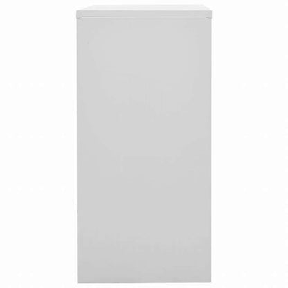 vidaXL ロッカーキャビネット ライトグレー&グリーン 90x45x92.5cm スチール家具 キャビネット&収納 収納キャビネット・ロッカー(代引不可)