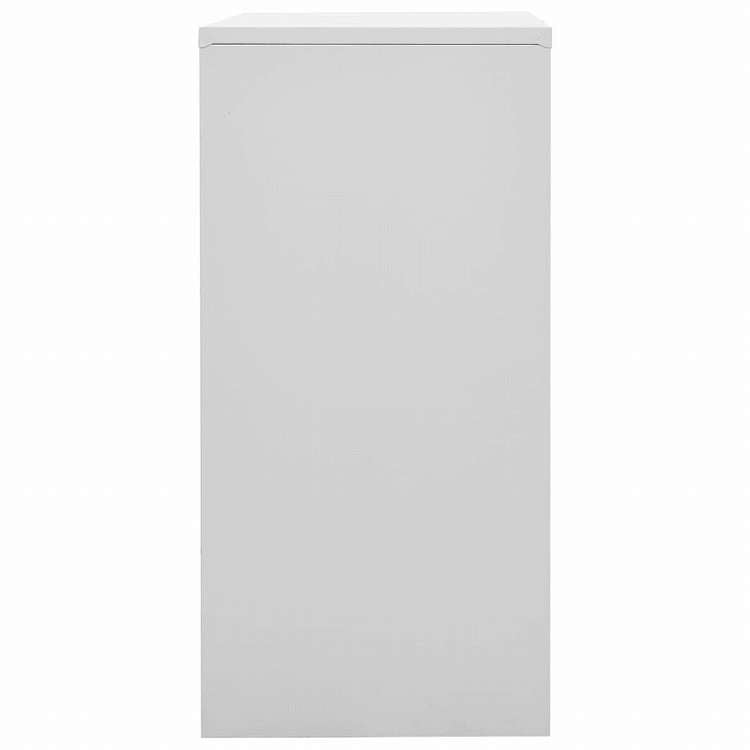 vidaXL ロッカーキャビネット ライトグレー&グリーン 90x45x92.5cm スチール家具 キャビネット&収納 収納キャビネット・ロッカー(代引不可)