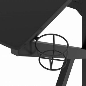 vidaXL ゲーミングデスク K字型脚 ブラック 90x60x75 cm家具 オフィス家具 デスク(代引不可)
