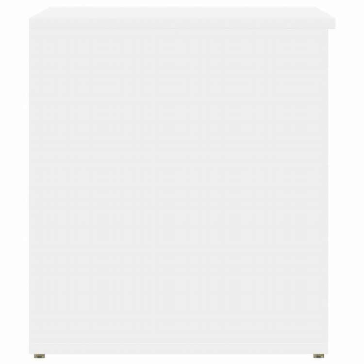 vidaXL 収納チェスト ホワイト 84x42x46 cm エンジニアリングウッド家具 キャビネット&収納 収納チェスト(代引不可)