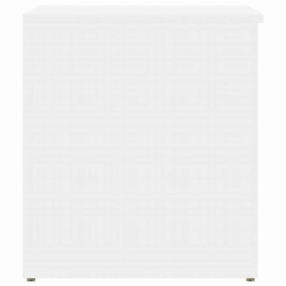 vidaXL 収納チェスト ホワイト 84x42x46 cm エンジニアリングウッド家具 キャビネット&収納 収納チェスト(代引不可)