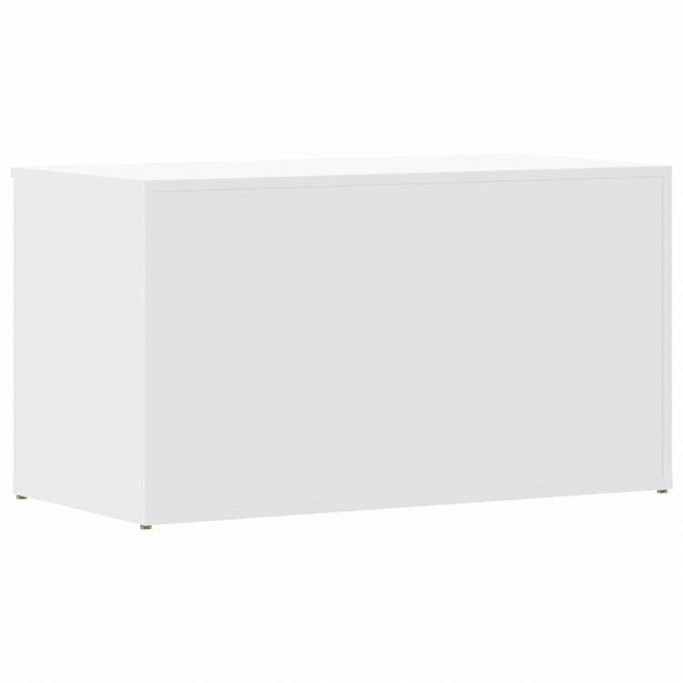 vidaXL 収納チェスト ホワイト 84x42x46 cm エンジニアリングウッド家具 キャビネット&収納 収納チェスト(代引不可)
