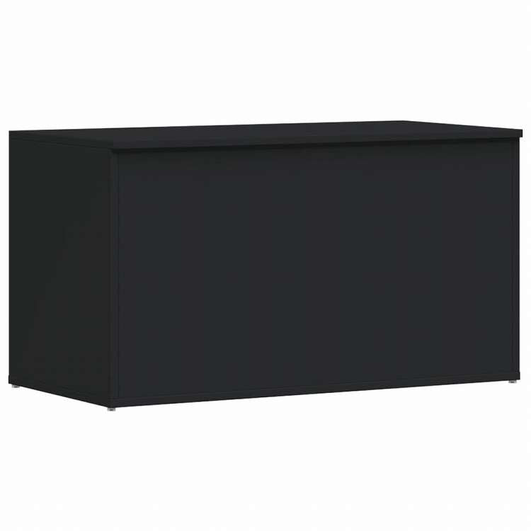 vidaXL 収納チェスト ブラック 84x42x46 cm エンジニアリングウッド家具 キャビネット&収納 収納チェスト(代引不可)
