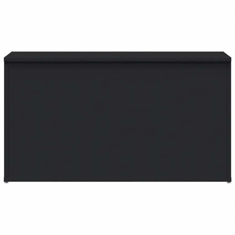 vidaXL 収納チェスト ブラック 84x42x46 cm エンジニアリングウッド家具 キャビネット&収納 収納チェスト(代引不可)