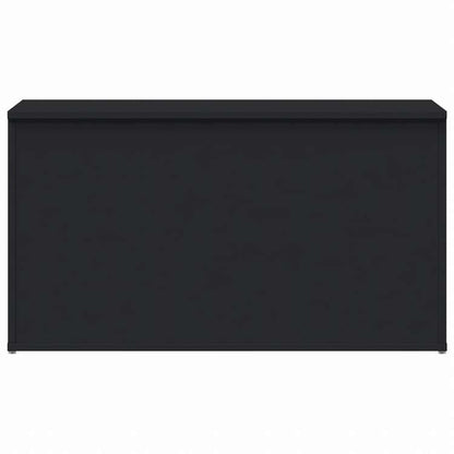vidaXL 収納チェスト ブラック 84x42x46 cm エンジニアリングウッド家具 キャビネット&収納 収納チェスト(代引不可)