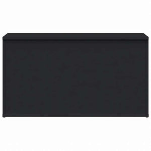 vidaXL 収納チェスト ブラック 84x42x46 cm エンジニアリングウッド家具 キャビネット&収納 収納チェスト(代引不可)