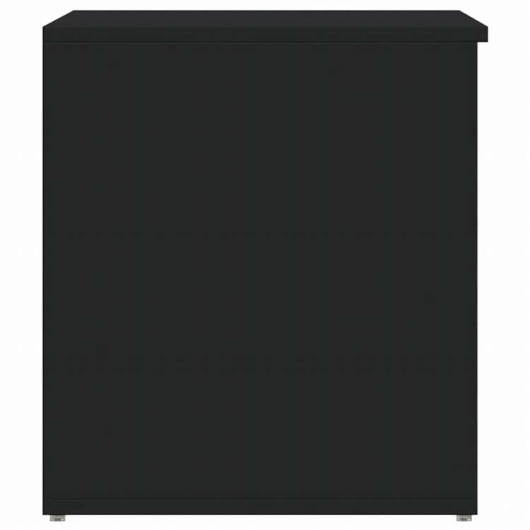 vidaXL 収納チェスト ブラック 84x42x46 cm エンジニアリングウッド家具 キャビネット&収納 収納チェスト(代引不可)