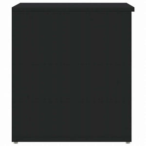 vidaXL 収納チェスト ブラック 84x42x46 cm エンジニアリングウッド家具 キャビネット&収納 収納チェスト(代引不可)