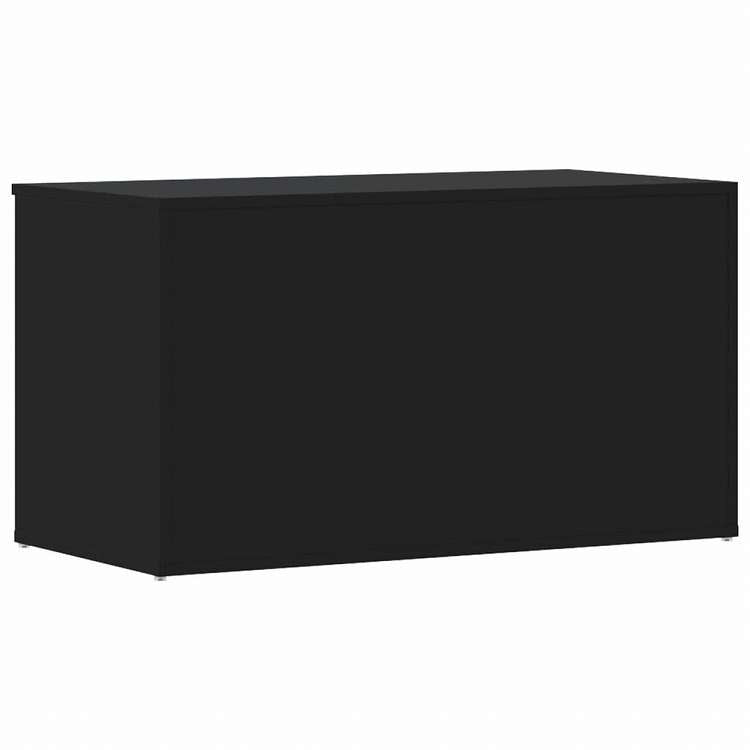 vidaXL 収納チェスト ブラック 84x42x46 cm エンジニアリングウッド家具 キャビネット&収納 収納チェスト(代引不可)