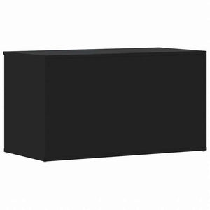 vidaXL 収納チェスト ブラック 84x42x46 cm エンジニアリングウッド家具 キャビネット&収納 収納チェスト(代引不可)