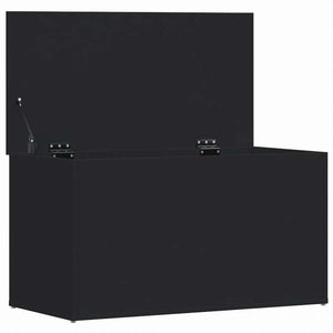 vidaXL 収納チェスト ブラック 84x42x46 cm エンジニアリングウッド家具 キャビネット&収納 収納チェスト(代引不可)