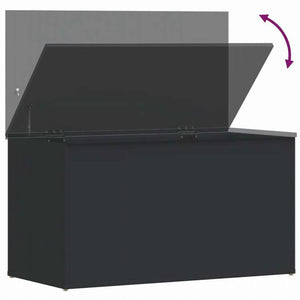 vidaXL 収納チェスト ブラック 84x42x46 cm エンジニアリングウッド家具 キャビネット&収納 収納チェスト(代引不可)