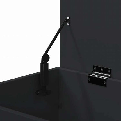 vidaXL 収納チェスト ブラック 84x42x46 cm エンジニアリングウッド家具 キャビネット&収納 収納チェスト(代引不可)