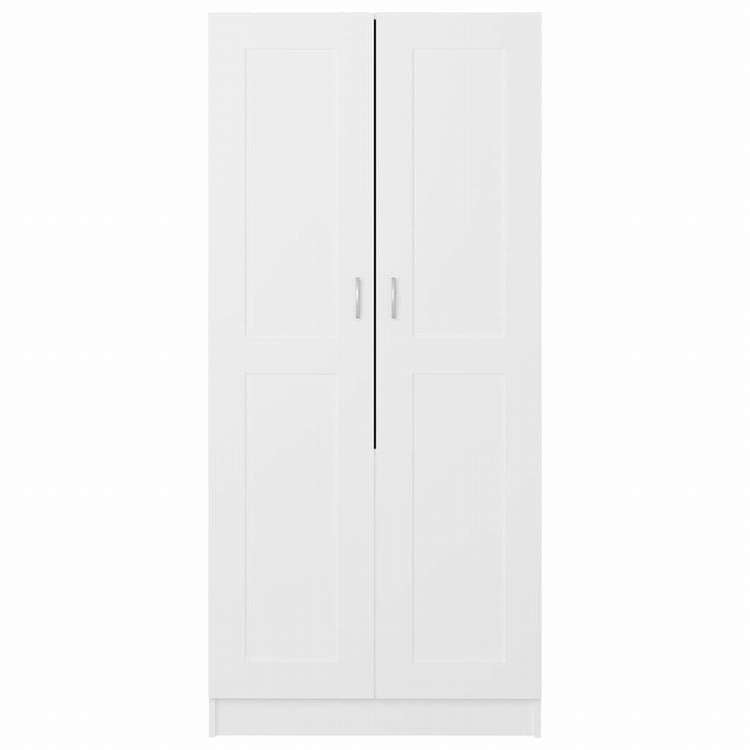 vidaXL 洋服ダンス ホワイト 82.5x51.5x180 cm エンジニアリングウッド家具 キャビネット&収納 戸棚・ワードローブ(代引不可)