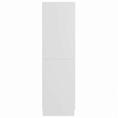 vidaXL 洋服ダンス ホワイト 82.5x51.5x180 cm エンジニアリングウッド家具 キャビネット&収納 戸棚・ワードローブ(代引不可)