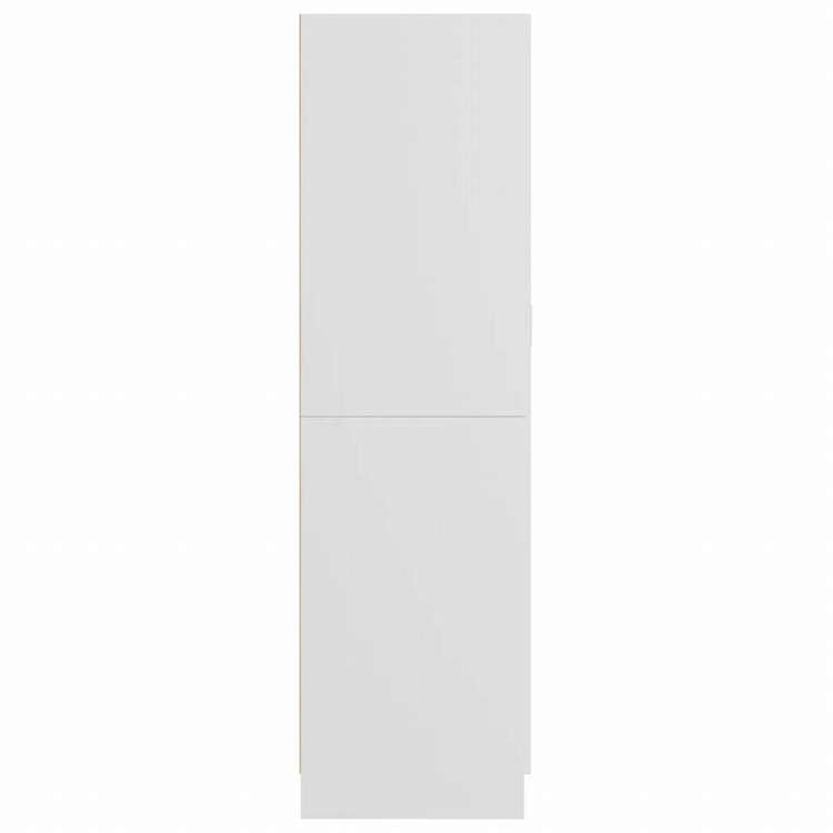 vidaXL 洋服ダンス ホワイト 82.5x51.5x180 cm エンジニアリングウッド家具 キャビネット&収納 戸棚・ワードローブ(代引不可)