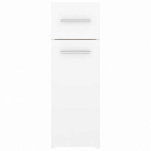 vidaXL 収納キャビネット 薬 ホワイト 20x45.5x60 cm エンジニアリングウッド家具 キャビネット&収納 収納キャビネット・ロッカー(代引不可)