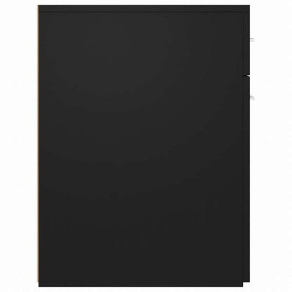 vidaXL 収納キャビネット 薬 ブラック 20x45.5x60 cm エンジニアリングウッド家具 キャビネット&収納 収納キャビネット・ロッカー(代引不可)