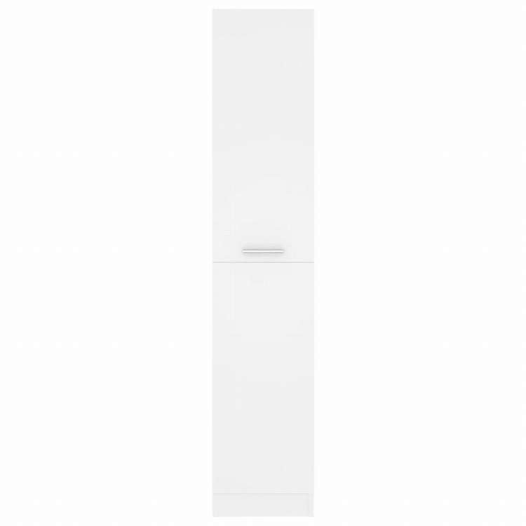 vidaXL 収納キャビネット 薬 ホワイト 30x42.5x150 cm エンジニアリングウッド家具 キャビネット&収納 収納キャビネット・ロッカー(代引不可)