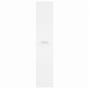 vidaXL 収納キャビネット 薬 ホワイト 30x42.5x150 cm エンジニアリングウッド家具 キャビネット&収納 収納キャビネット・ロッカー(代引不可)