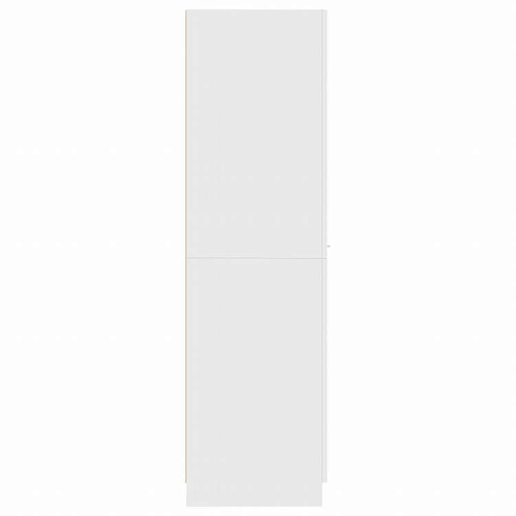 vidaXL 収納キャビネット 薬 ホワイト 30x42.5x150 cm エンジニアリングウッド家具 キャビネット&収納 収納キャビネット・ロッカー(代引不可)