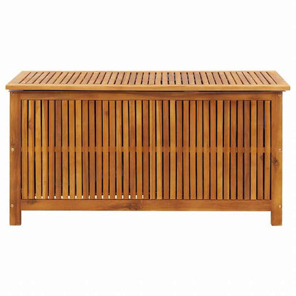 vidaXL ガーデン収納ボックス 113x50x58cm アカシア無垢材家具 アウトドア家具 屋外収納ボックス(代引不可)
