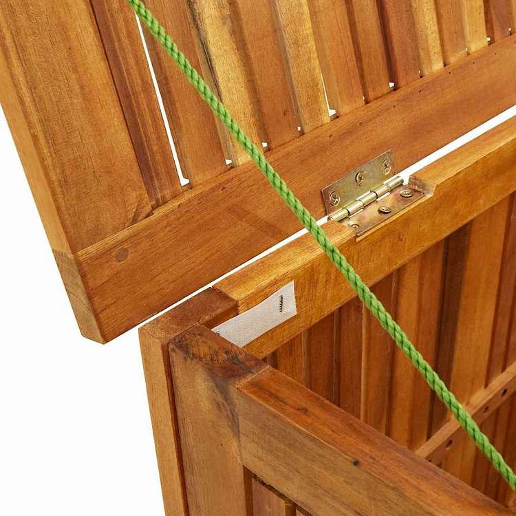 vidaXL ガーデン収納ボックス 113x50x58cm アカシア無垢材家具 アウトドア家具 屋外収納ボックス(代引不可)