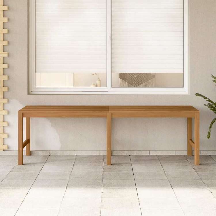 vidaXL ガーデンベンチ 150cm チーク無垢材家具 アウトドア家具 屋外椅子 アウトドアベンチ(代引不可)