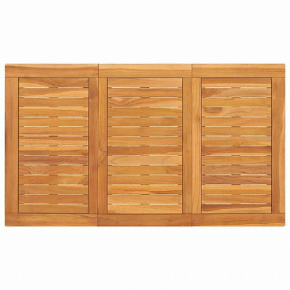 vidaXL ガーデンダイニングテーブル 120x70x77cm チーク無垢材家具 アウトドア家具 アウトドアテーブル(代引不可)