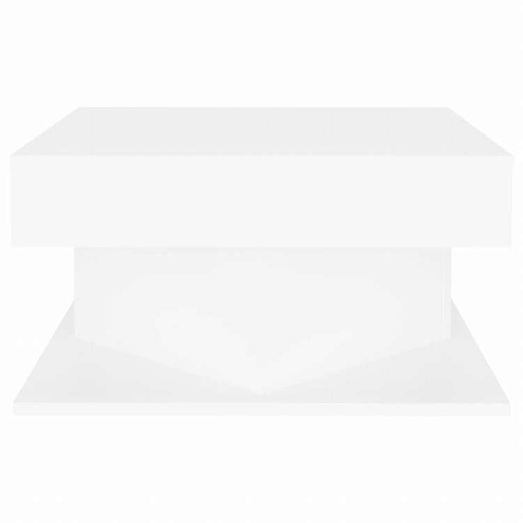 vidaXL コーヒーテーブル ホワイト 57x57x30 cm エンジニアリングウッド家具 テーブル アクセントテーブル コーヒーテーブル(代引不可)